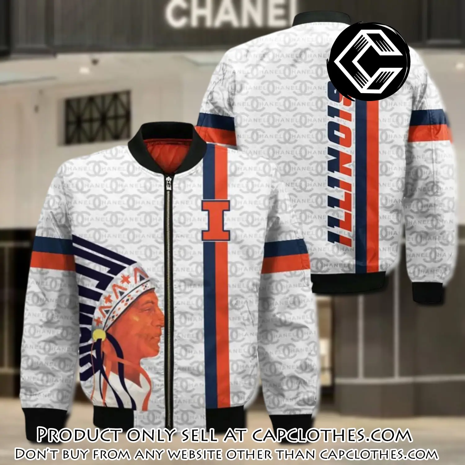 Chanel nba illinois jacket luxury clothing clothes outfit for men cc4449030